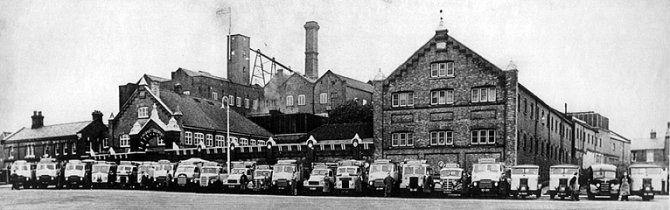Lacons brewery and the delivery drays.