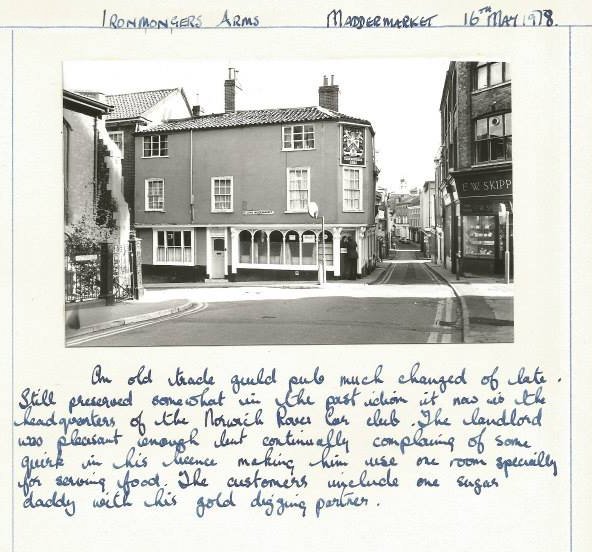 Ironmongers Arms - 16th May 1978 - G Plummer