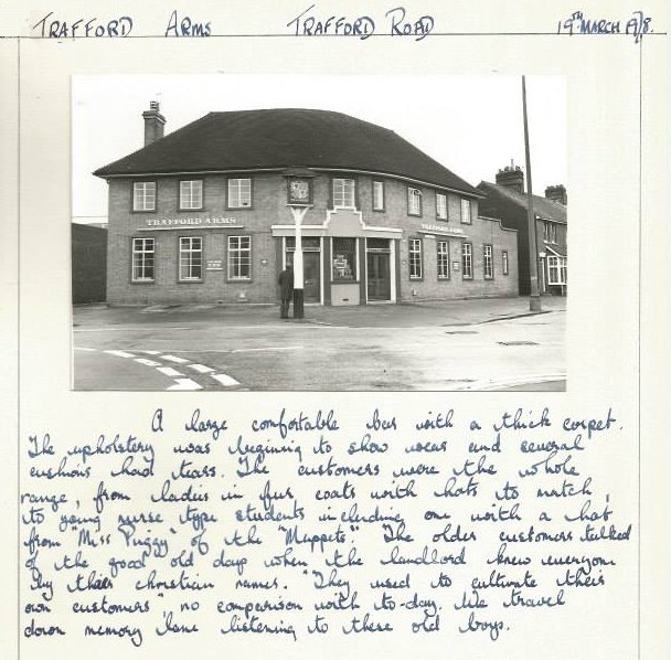 Trafford Arms - 19th March 1978 - G Plummer